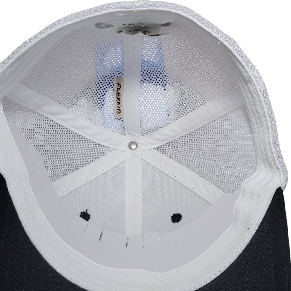 Columbia PFG Hooks Fitted Hat Size L/XL Mesh Back Stretch FlexFit Cap High Crown - Picture 14 of 14